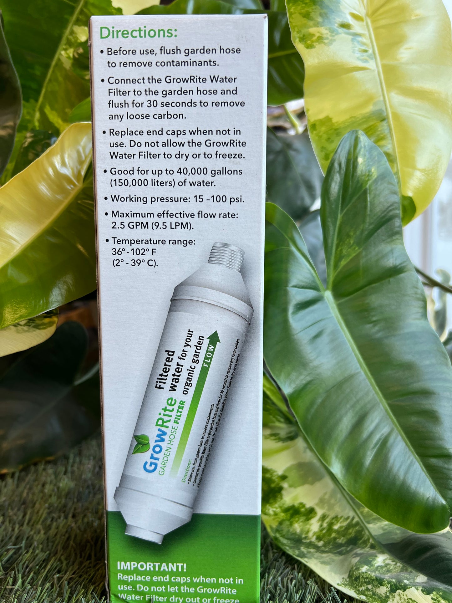 GrowRite Garden Hose Filter