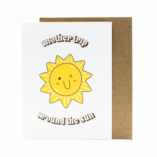 Another Trip Around the Sun - Birthday or Anniversary Card