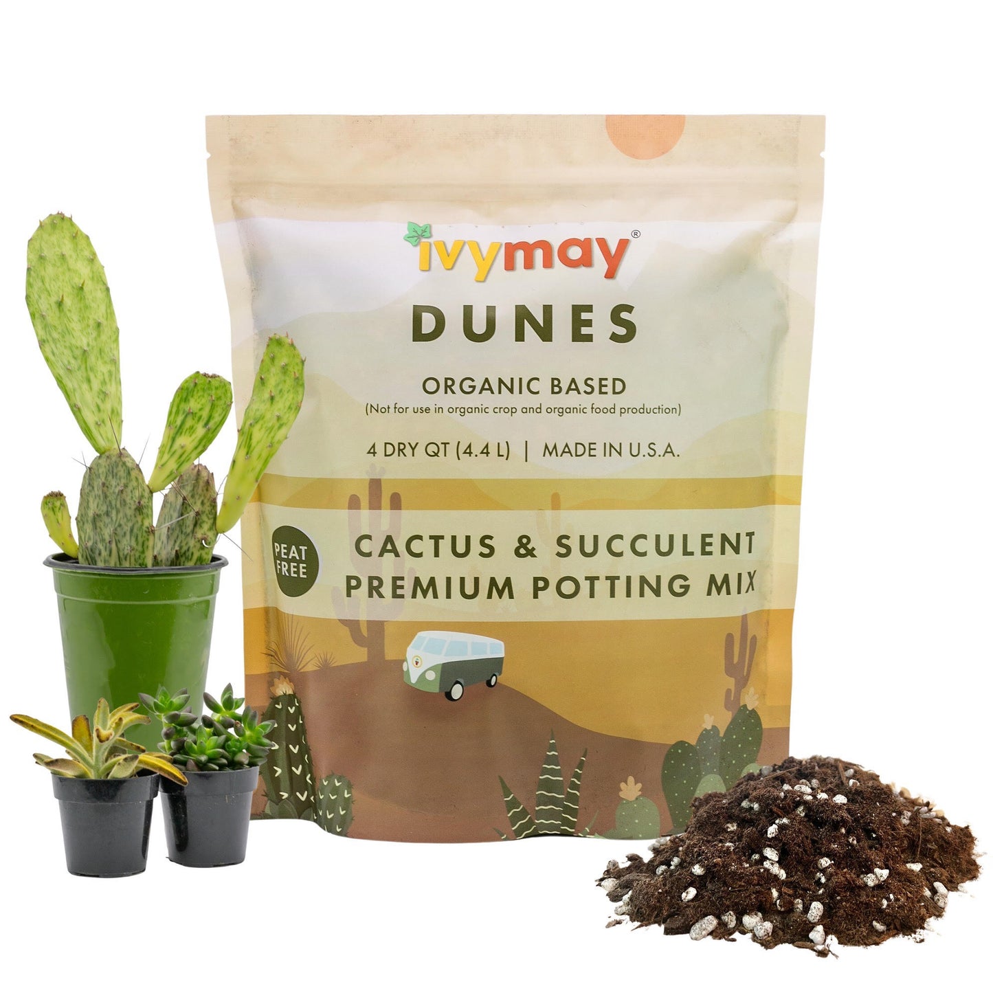 4 Qt Houseplant / Cactus Potting Mix Bundle